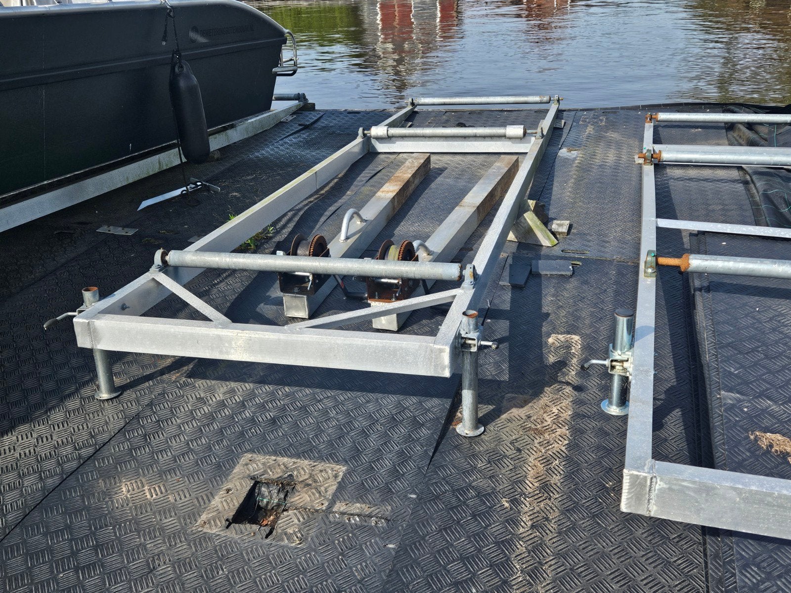 Aluminium boot frame, Ophalen of Verzenden, Overige typen, Minder dan 2 meter