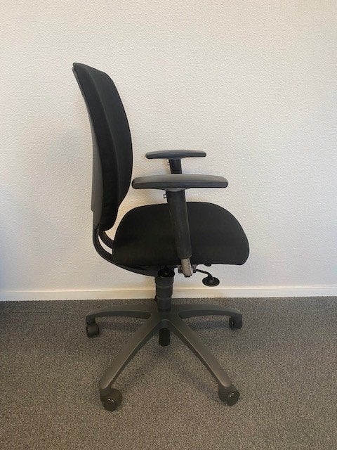 Bureaustoelen Drabert Entrada, met nieuwe stof / refurbished, Niet ingevuld, Gebruikt, Zwart, Niet ingevuld