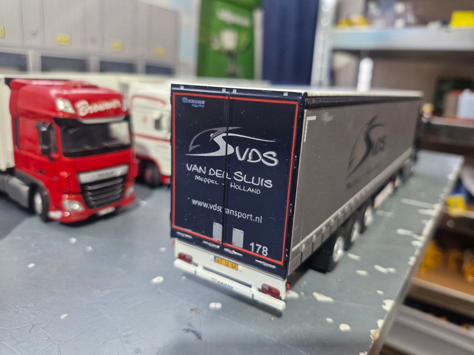 Scania met huiftrailer wsi van  VDS, Ophalen of Verzenden, Zo goed als nieuw, Bus of Vrachtwagen, Wsi