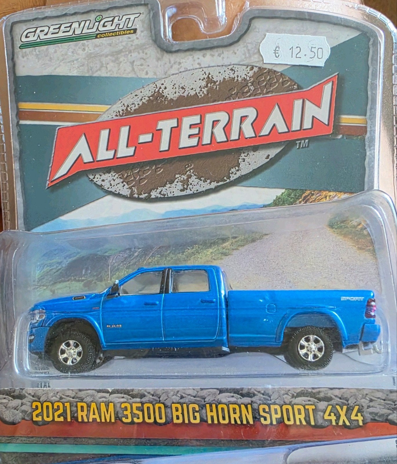 2021 RAM 3500 Big Horn Sport 4x4 Greenlight 1:64, Ophalen of Verzenden, Nieuw, Auto