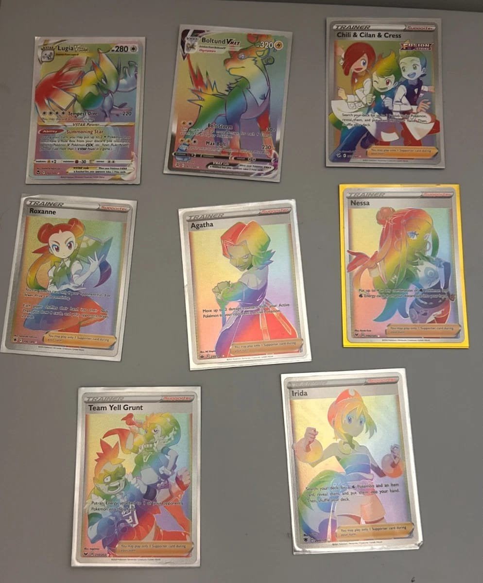 pokemon rainbow kaarten pull fresh los of in 1 koop, Ophalen of Verzenden, Nieuw, Meerdere kaarten