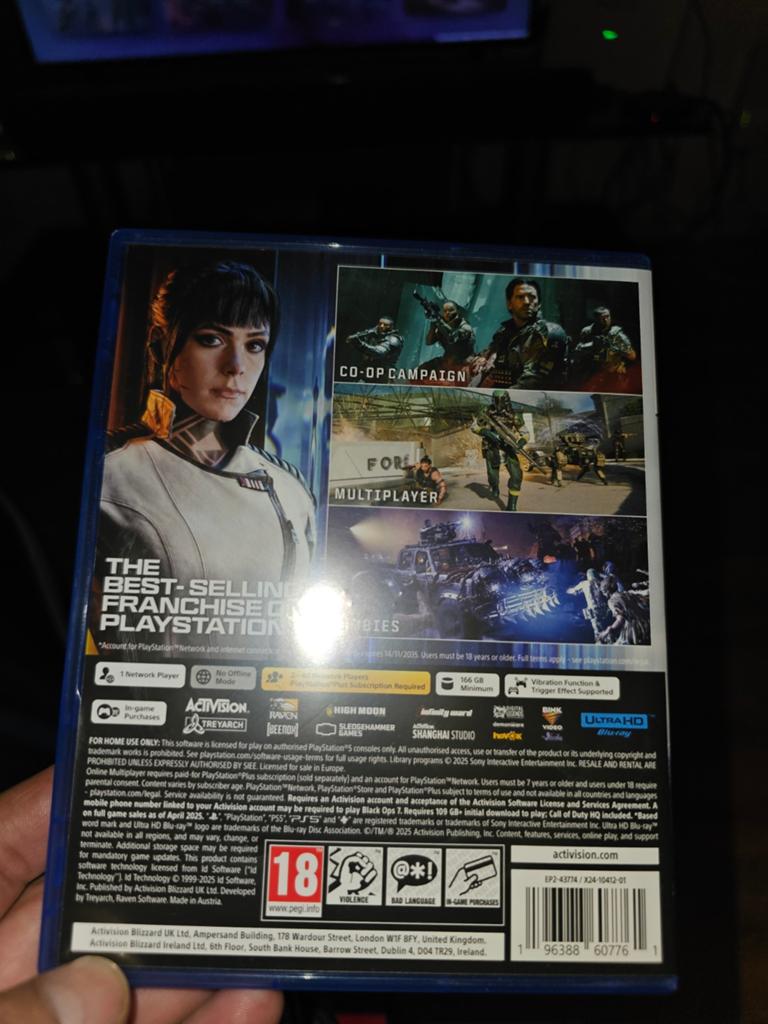 Call of Duty: Black Ops 7 PS5 - Zo goed als nieuw, Spelcomputers en Games, Games | Sony PlayStation 5, Online, Gebruikt, Vanaf 18 jaar