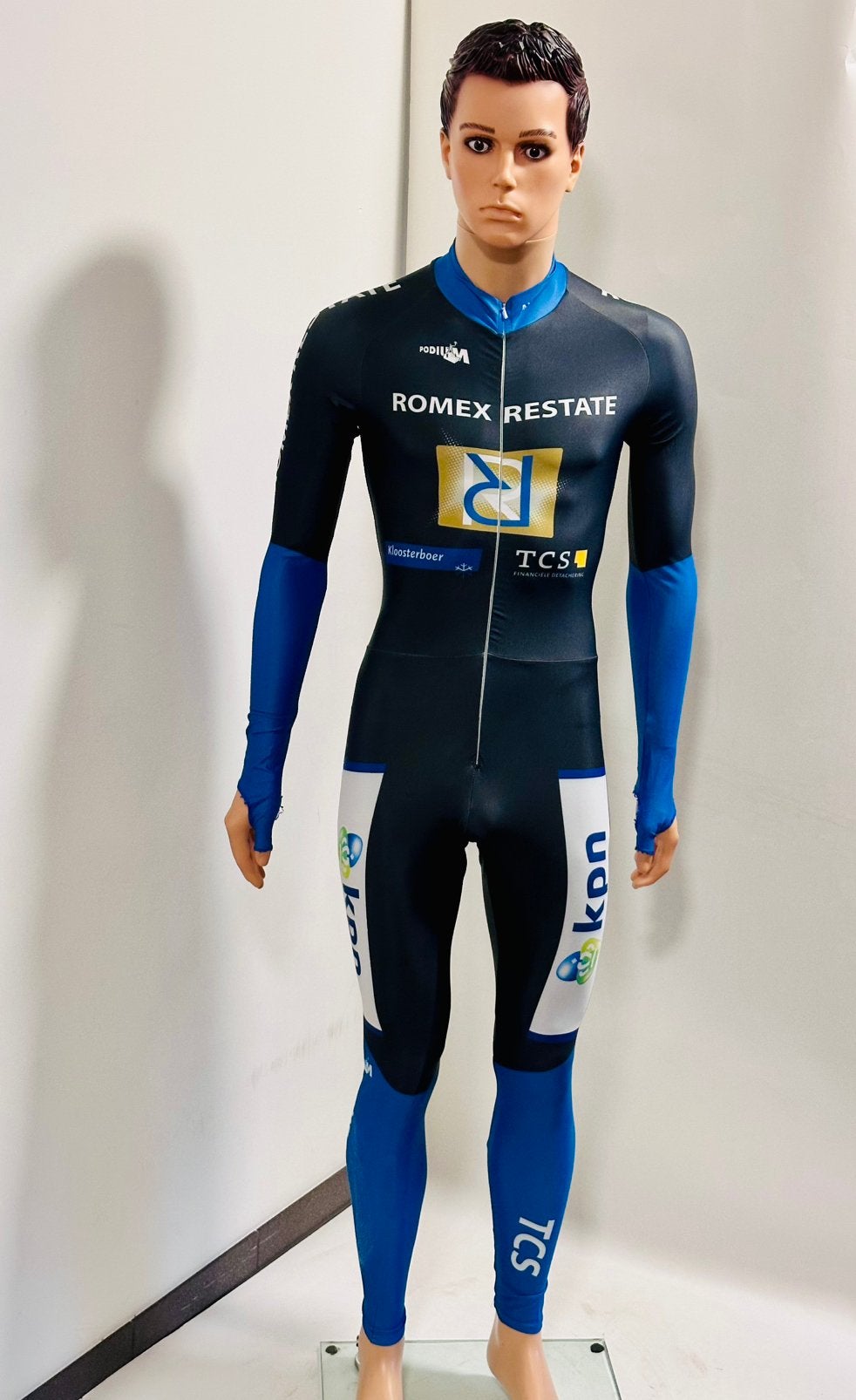 Schaatskleding schaatspak snelpak speedsuit maat M Podium, Ophalen of Verzenden, Zo goed als nieuw
