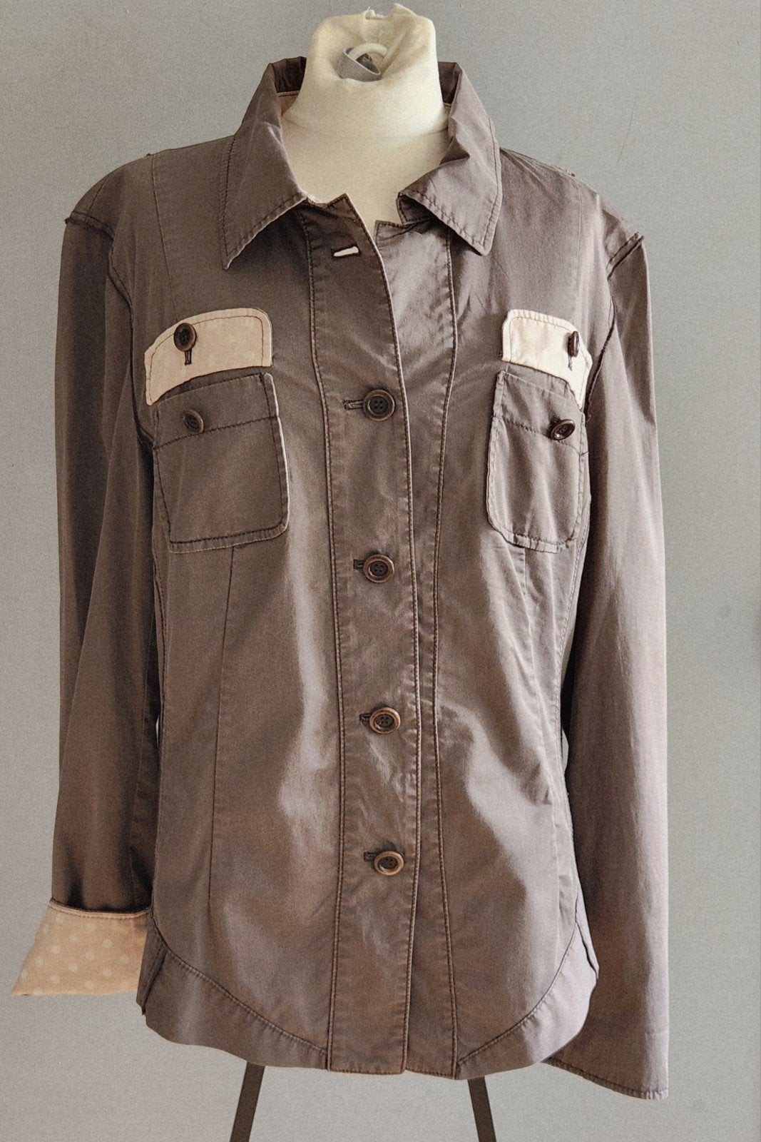 Marccain blouse, Kleding | Dames, Ophalen of Verzenden, Zo goed als nieuw, Maat 42/44 (L), Meerkleurig