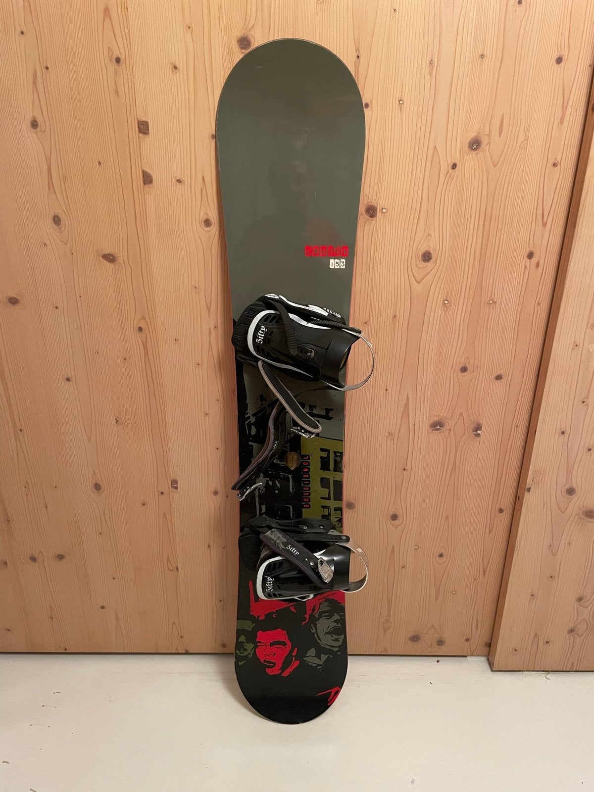 Rossignol Snowboard met Drake Fifty bindingen, Sport en Fitness, Snowboarden, Ophalen, Gebruikt, Board