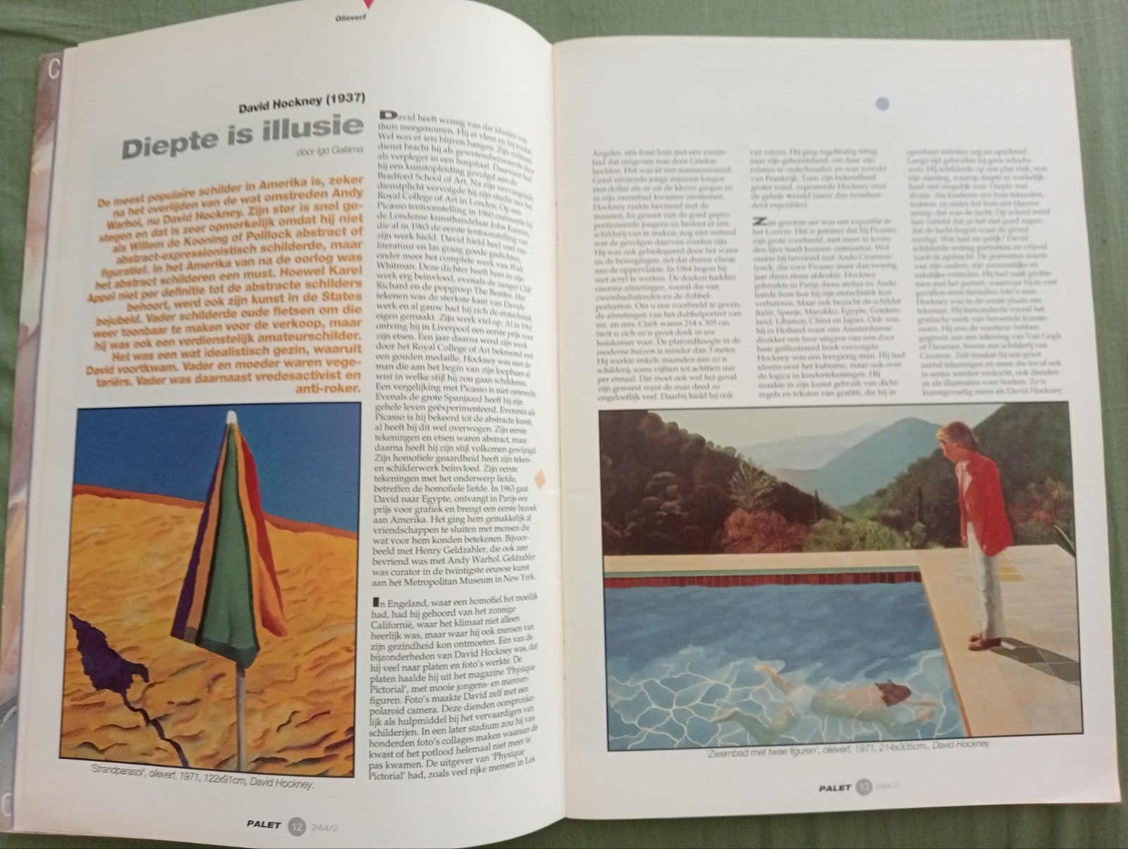 Palet Kunstmagazine 1993 David Hockney Picasso o.a, Boeken, Tijdschriften en Kranten, Ophalen of Verzenden, Zo goed als nieuw