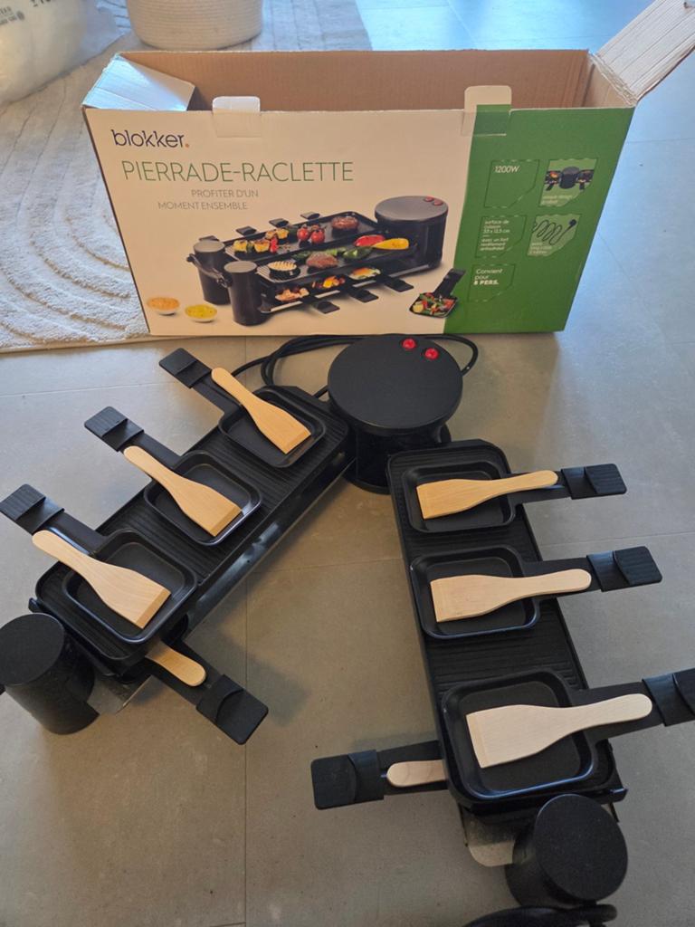 Blokker Gourmetstel / Raclette - 8 personen - Nieuw, Witgoed en Apparatuur, Ophalen, Nieuw, 8 personen of meer
