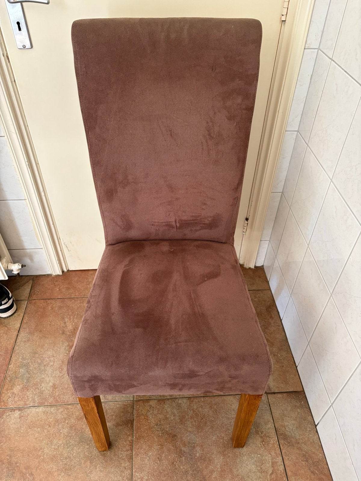 5 bruine stoelen, Ophalen, Gebruikt, Bruin, Vijf, Zes of meer stoelen