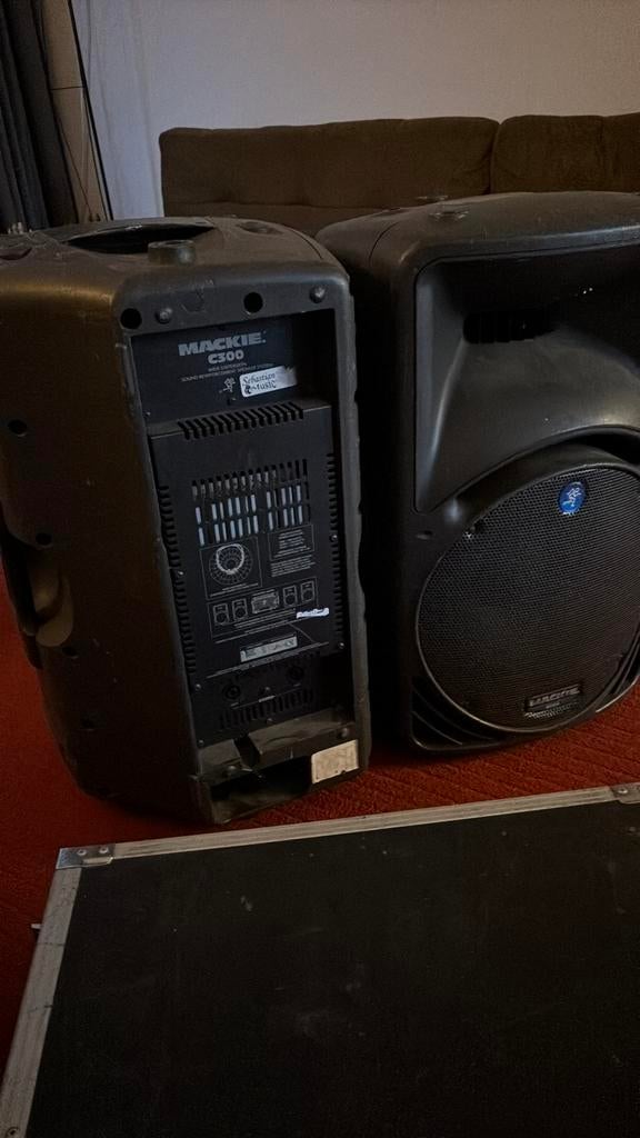 PA set o.a. Mackies c300, Muziek en Instrumenten, Ophalen, Gebruikt, 1000 watt of meer, P.A.