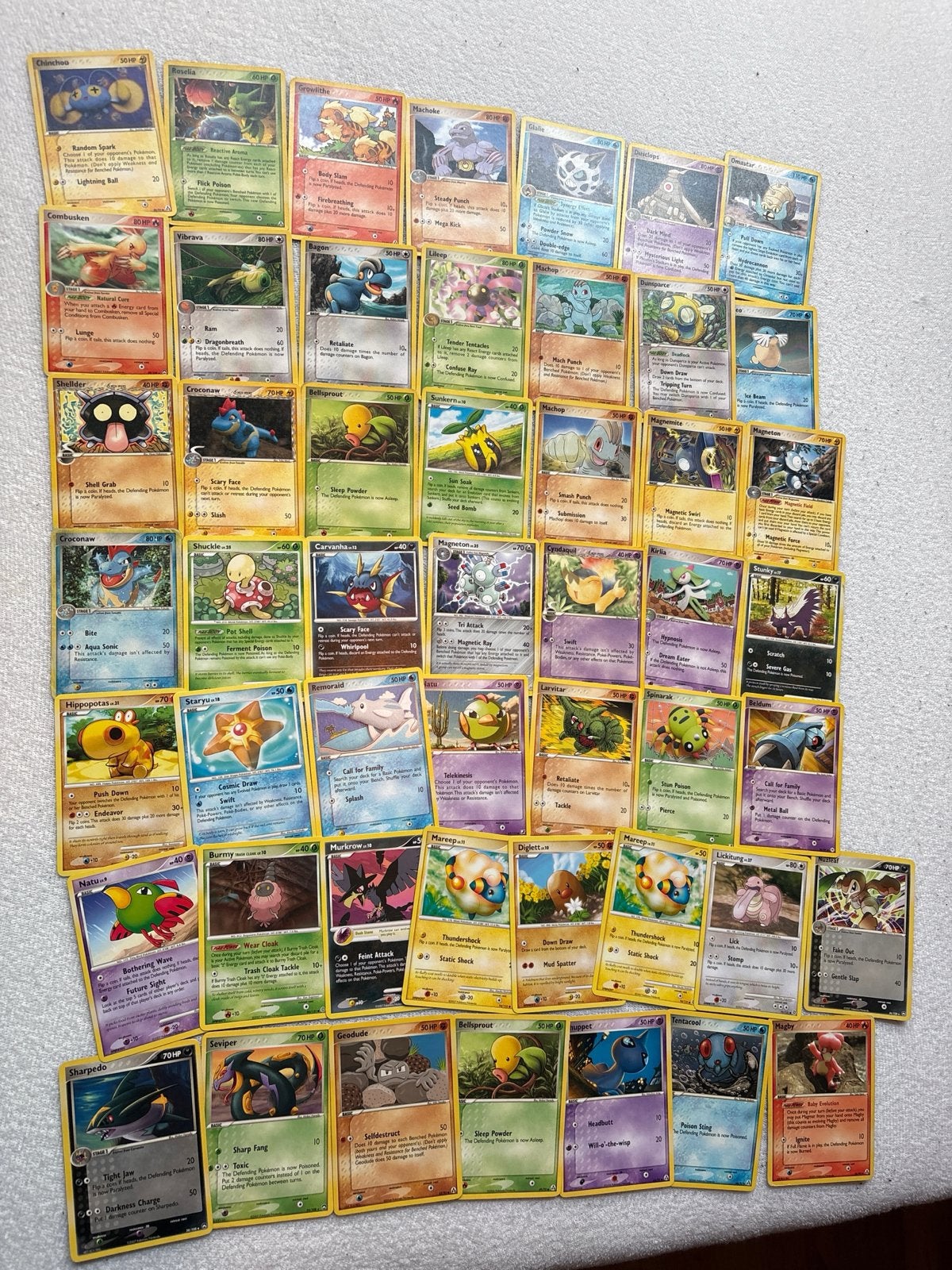 Vintage Pokémon Lot (50x) | EX & Diamond & Pearl Era | Bulk, Ophalen of Verzenden, Zo goed als nieuw