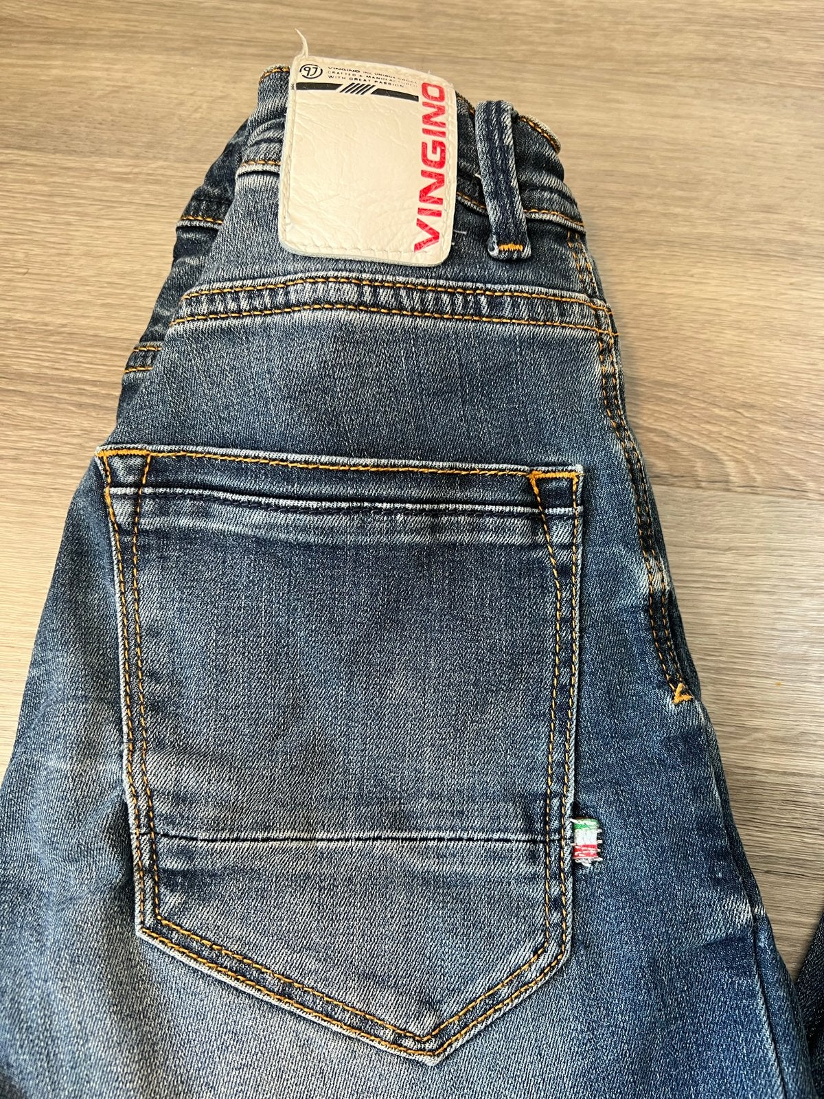 Vingino Jongens Jeans Maat 10 - Zo goed als nieuw, Ophalen of Verzenden, Zo goed als nieuw, Jongen, Broek