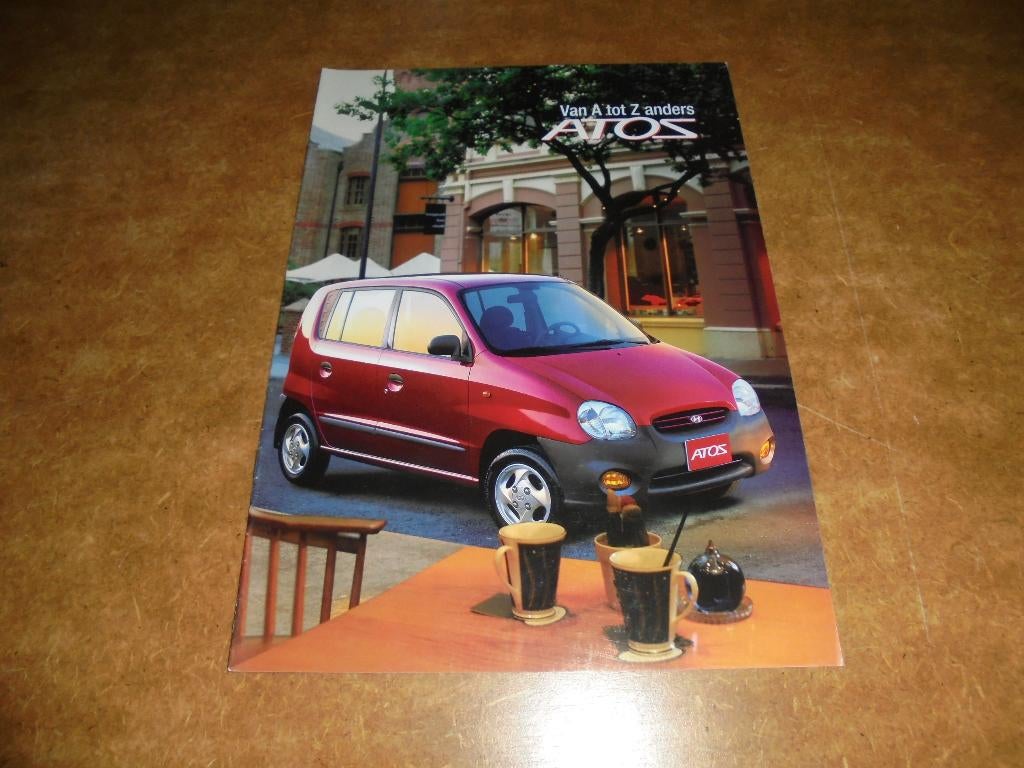 brochure Hyundai Atos  1999, Ophalen of Verzenden, Nieuw, Overige merken