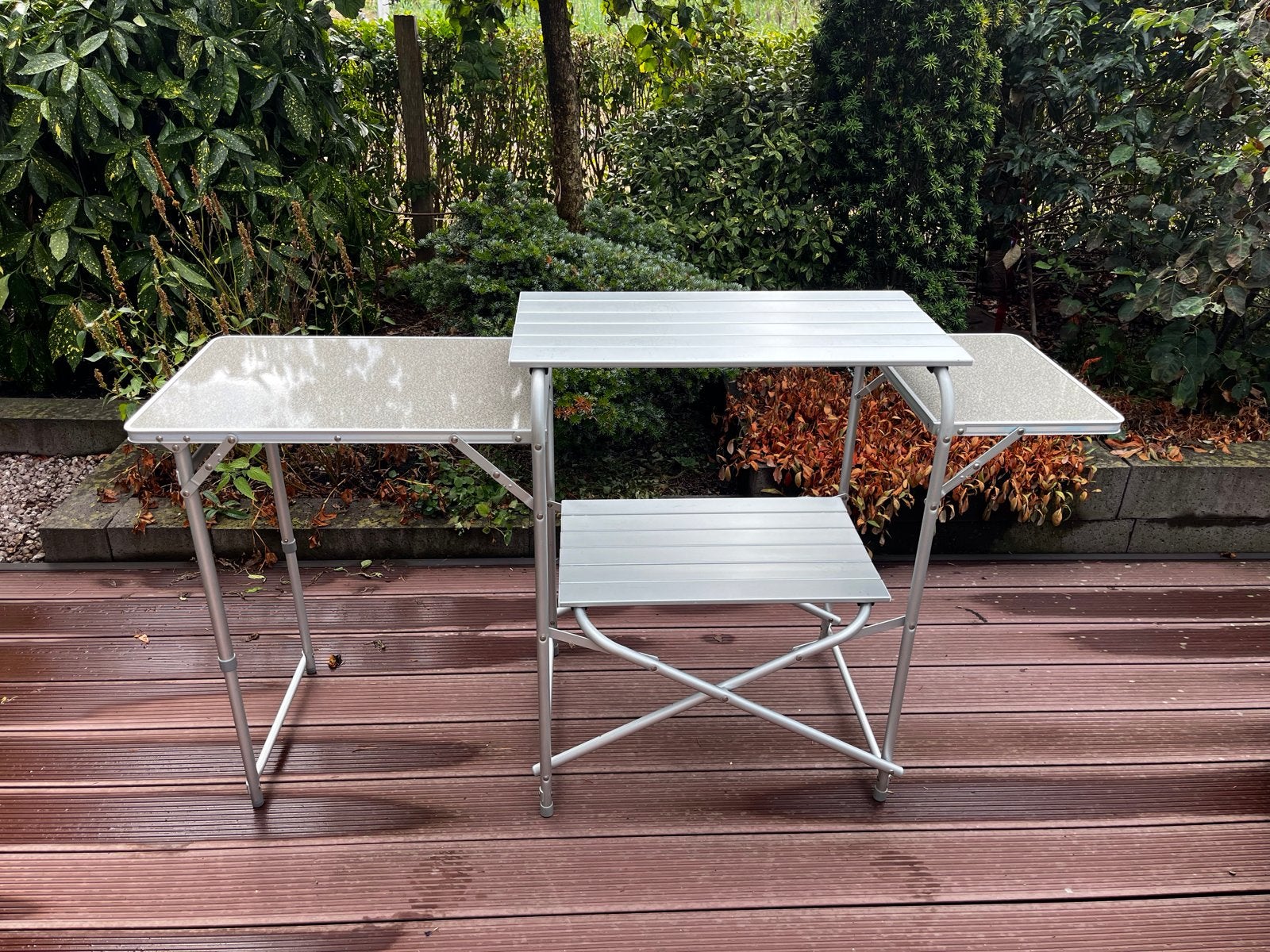 Bo-Camp Aluminium Opklapbare Camping Kooktafel met Tas, Ophalen, Gebruikt, Campingtafel