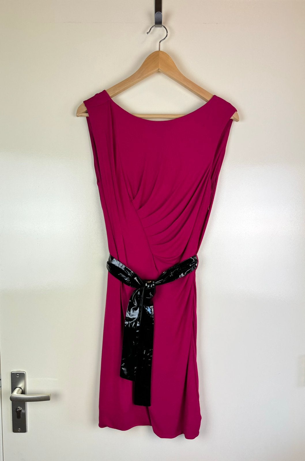 GUCCI Vintage Archive Dress Belted Y2K Cocktail Party Sexy S, Ophalen of Verzenden, Zo goed als nieuw, Maat 36 (S), Rood