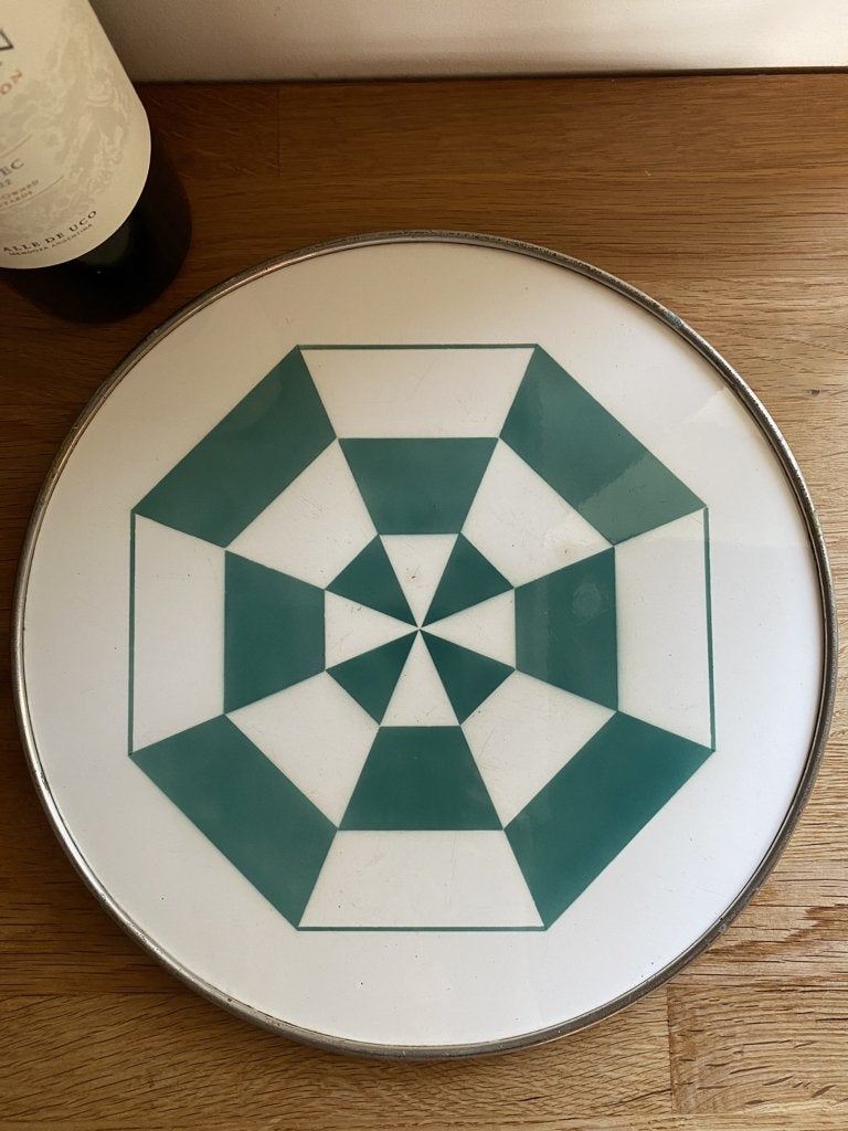 art deco porseleinen dienblad, serveerschaal, Antiek en Kunst, Antiek | Schalen, Ophalen of Verzenden