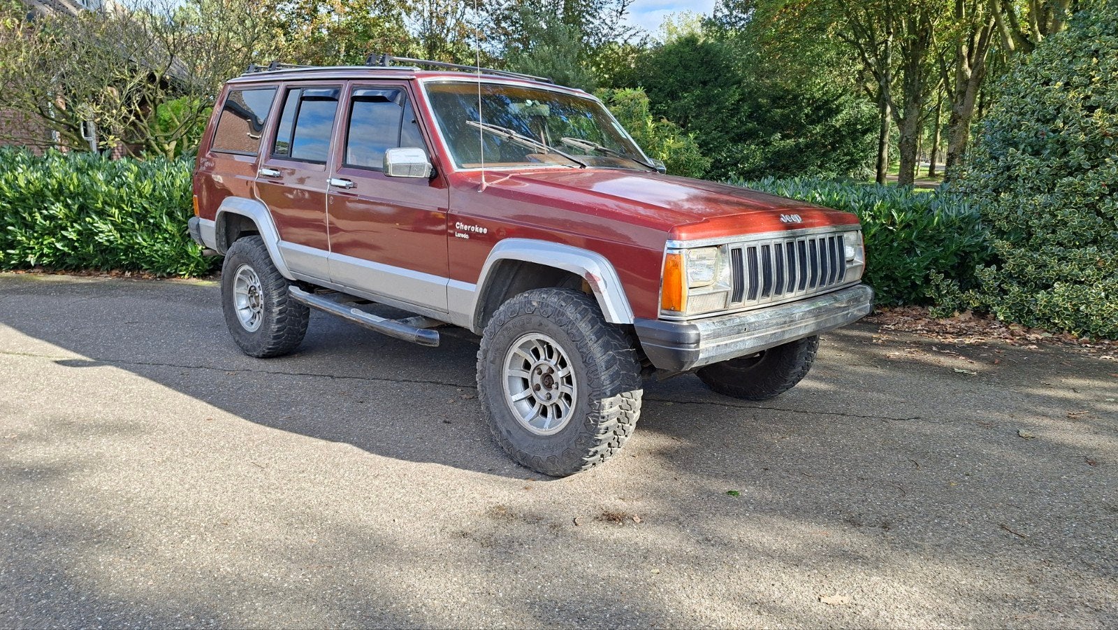 1986 Jeep Cherokee V6 , 5-bak , 4x4 , belastingvrij, Leder en Stof, Overige kleuren, Handgeschakeld, Vierwielaandrijving