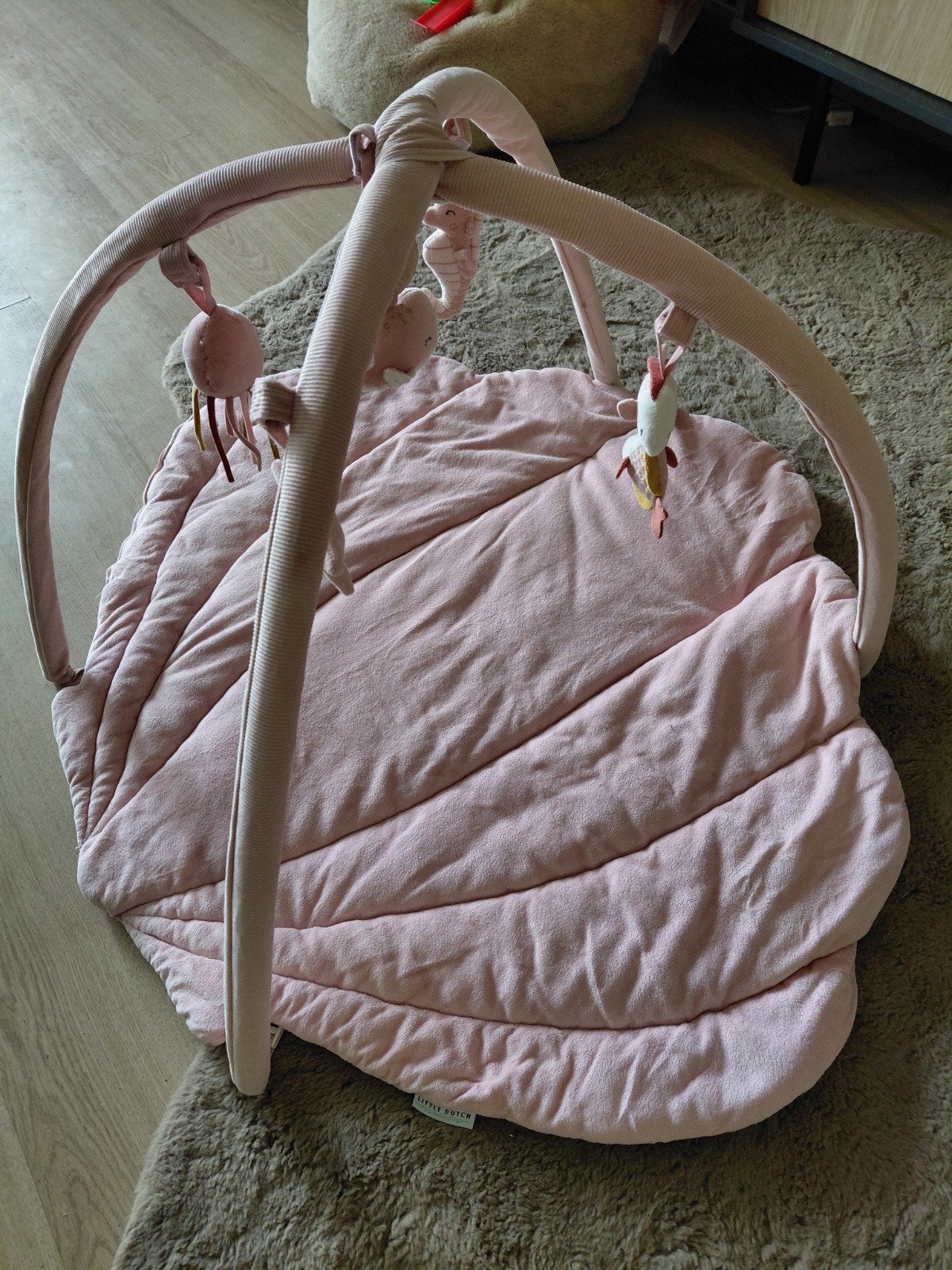 Little Dutch Schelp Speelkleed met Babygym Roze, Ophalen