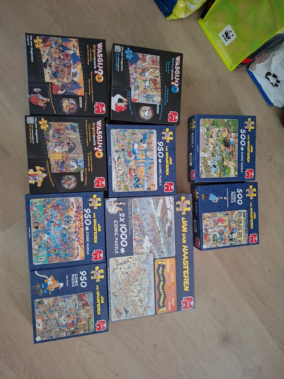 Grote collectie Jan van Haasteren puzzels