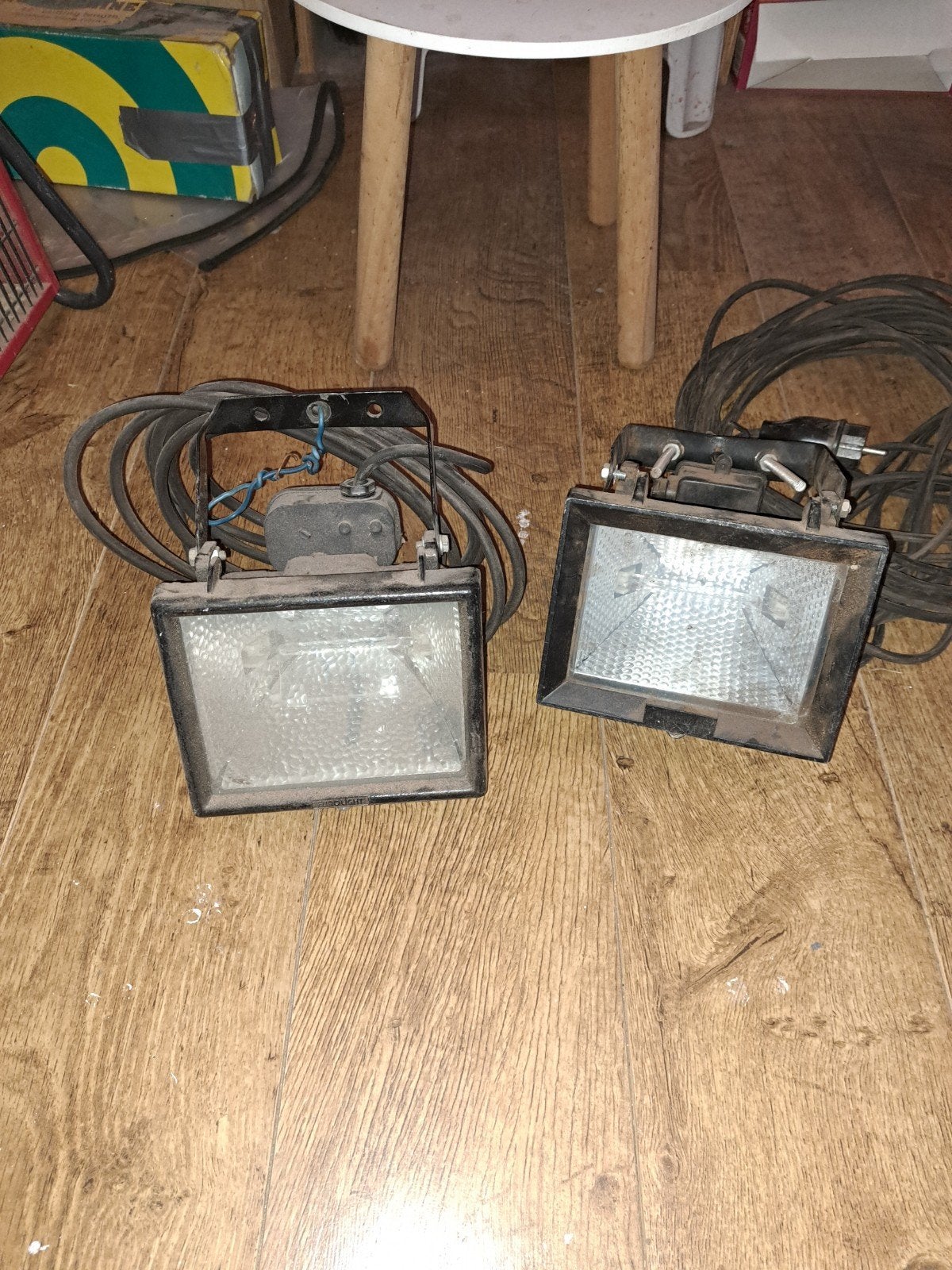 Bouwlampen 500W (2 stuks), Ophalen of Verzenden