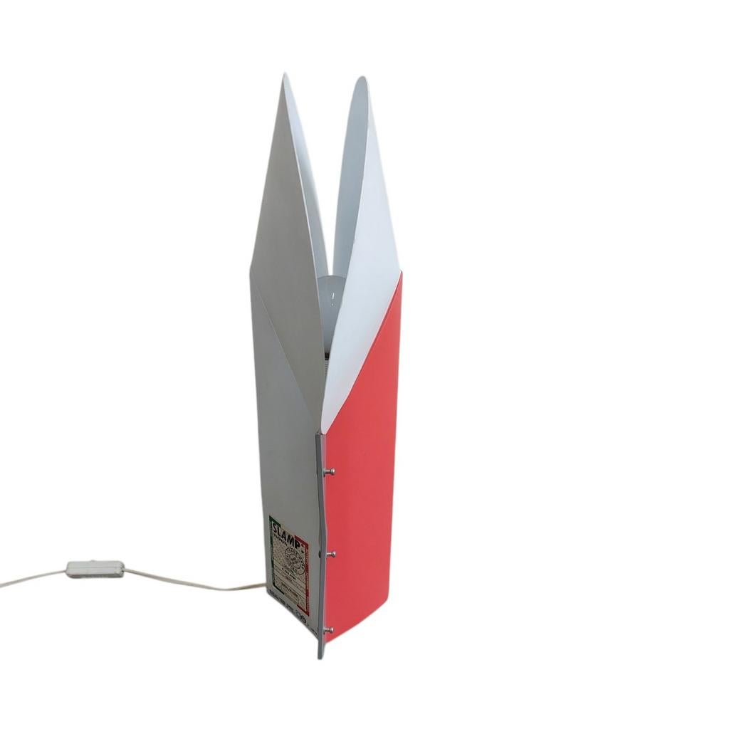 Vintage maan lamp Samuel Parker, Slamp Italy, Kunststof, Gebruikt, 50 tot 75 cm, Samuel Parker, Slamp Italy