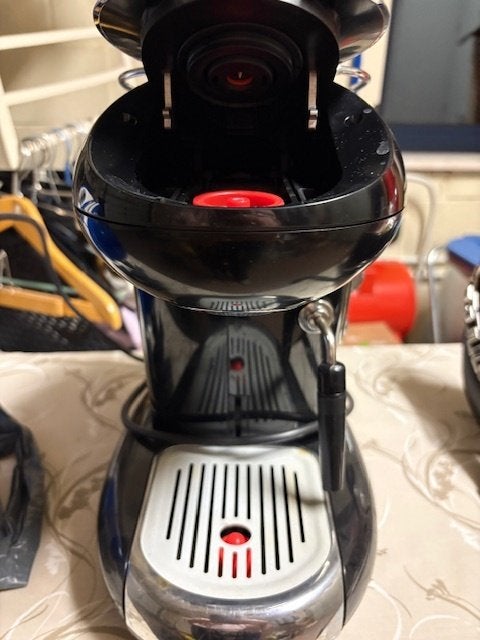 Illy koffiemachine met capsules en melkopschuimer, Koffiepads en cups, Koffiemachine, Ophalen of Verzenden, Zo goed als nieuw