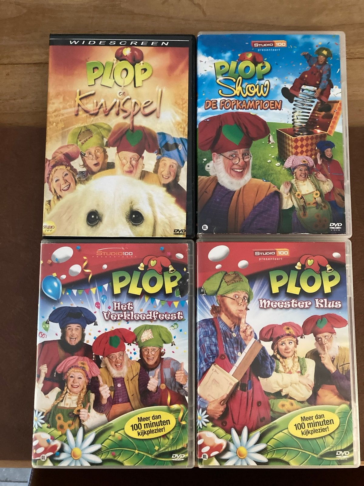 Kabouter Plop DVD's - Plop en Kwispel, Plop Show, Verkleedfe, Cd's en Dvd's, Gebruikt, Alle leeftijden, Tv-serie, Familie