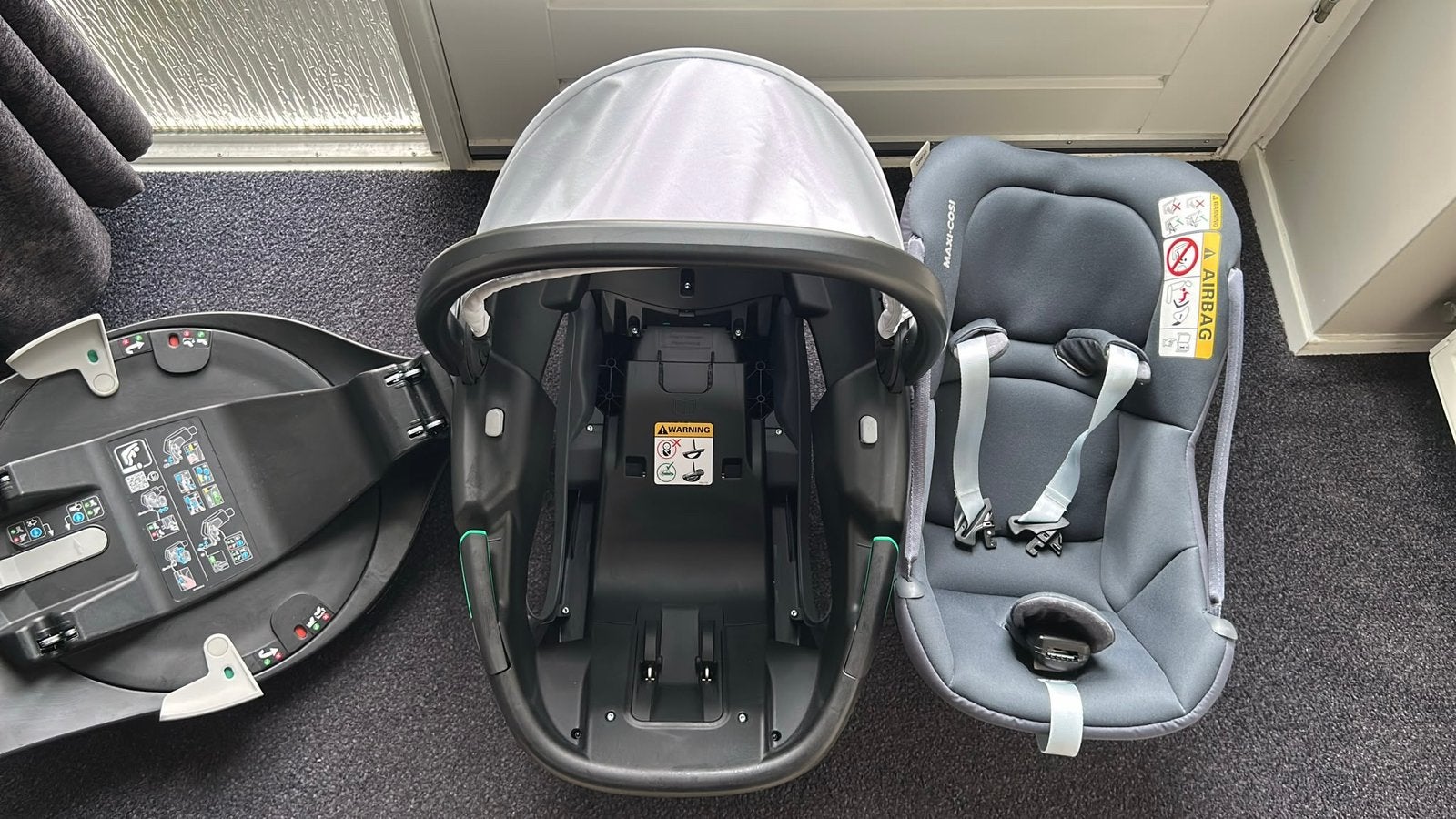 Maxi cosi coral pro incl isofix base 360, Ophalen of Verzenden, Zo goed als nieuw, Isofix, 0 t/m 13 kg