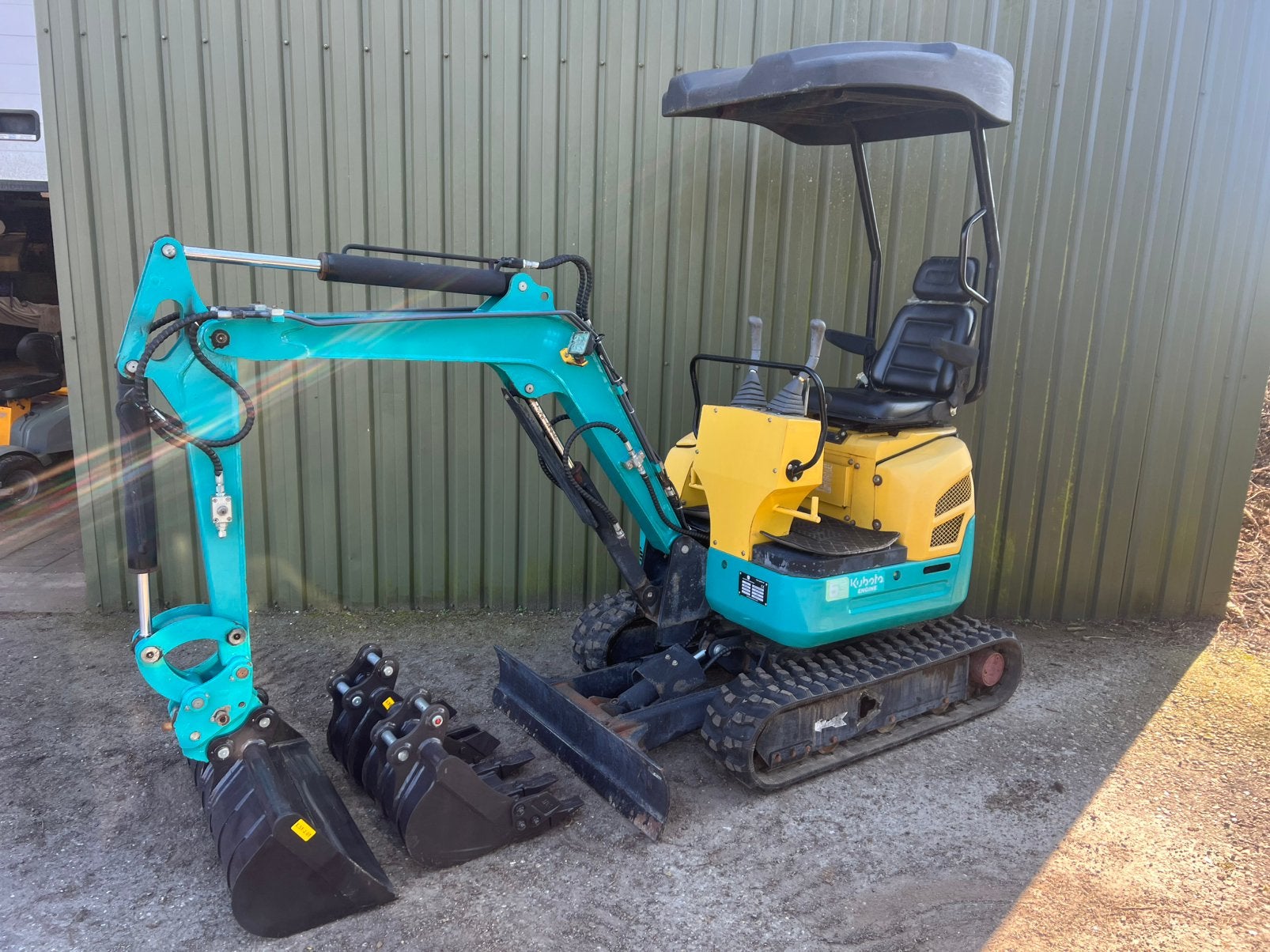 Gunter Grossmann GG1600 minigraver Kubota 1600kg bj2020 139h, Ophalen of Verzenden, Graafmachine