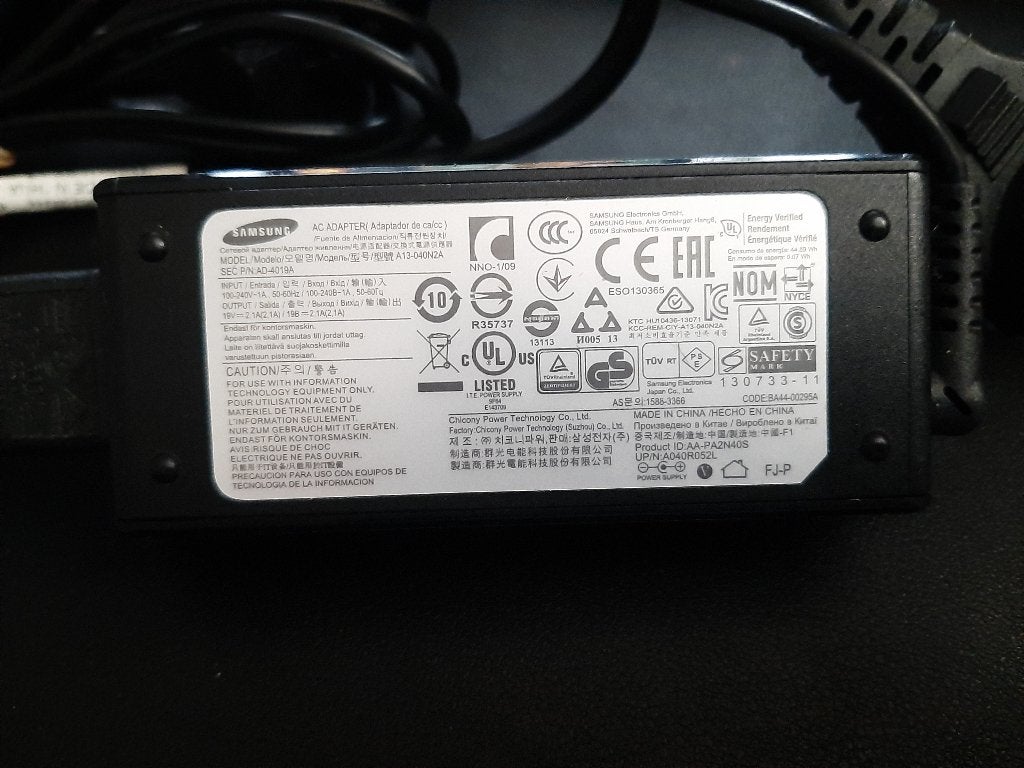 Samsung A13-040N2A Adapter 40W, Computers en Software, Ophalen of Verzenden, Zo goed als nieuw, Samsung