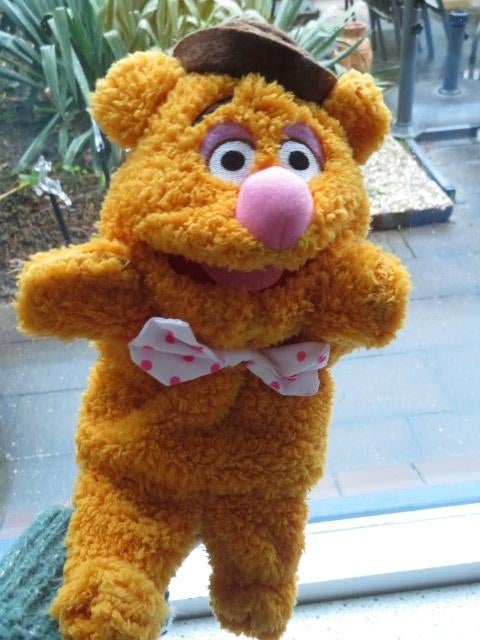 Handpop Beer Fozzie Fozzy The Muppets AH Albert Heijn Mega, Ophalen of Verzenden, Zo goed als nieuw, Beer, Wasbaar