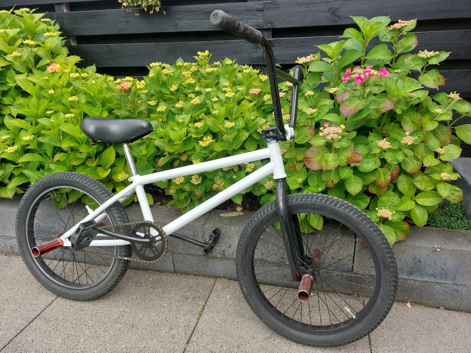 Witte BMX Fiets - Zo goed als nieuw, Staal, 20 tot 24 inch, Ophalen of Verzenden, Zo goed als nieuw