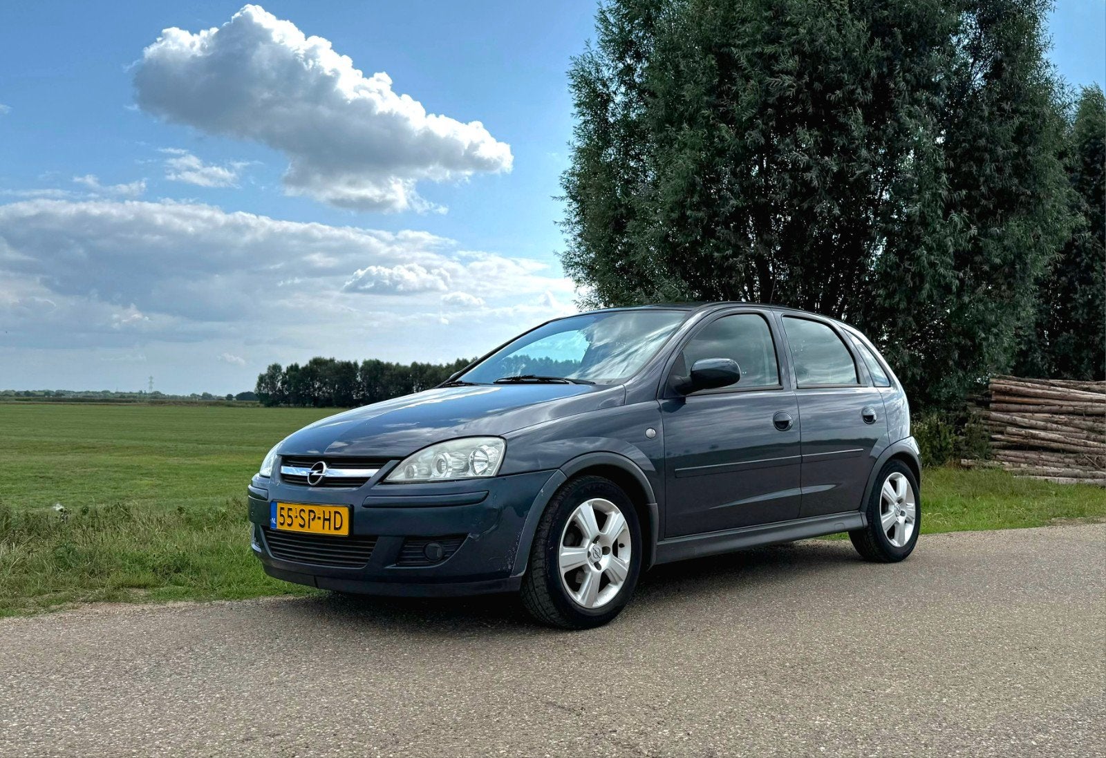 Opel Corsa 1.2 16V Twinport 5D 2006 Grijs, Voorwielaandrijving, 31 €/maand, 4 cilinders, Origineel Nederlands