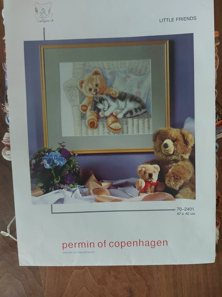 Borduurpatroon Permin of Copenhagen, Hobby en Vrije tijd, Borduren en Borduurmachines, Ophalen of Verzenden, Patroon