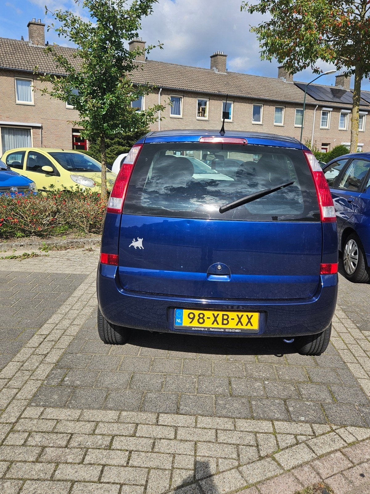 Opel Meriva 1.6 16V 2007 Blauw, Auto's, Voorwielaandrijving, 4 cilinders, Blauw, 100 pk