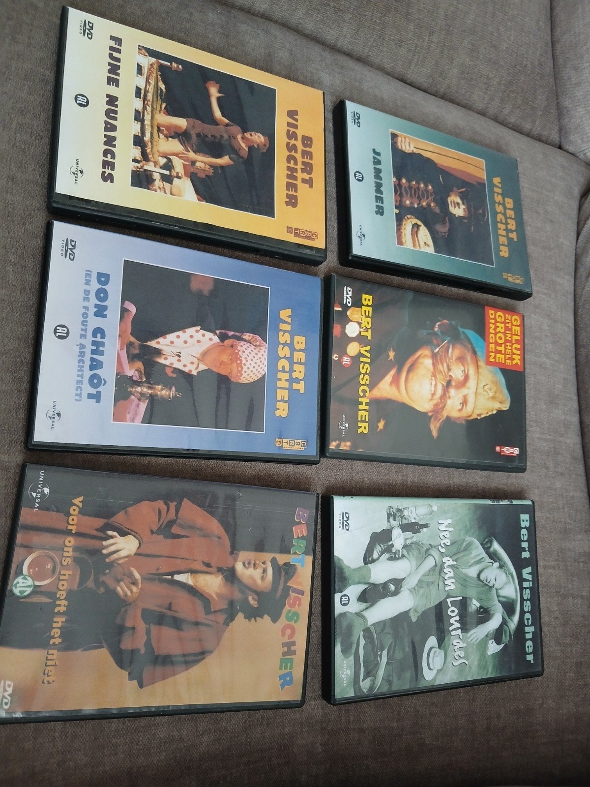 Bert Visscher DVD Collectie - 6 cabaret shows, Ophalen, Alle leeftijden, Nederlands, Zo goed als nieuw