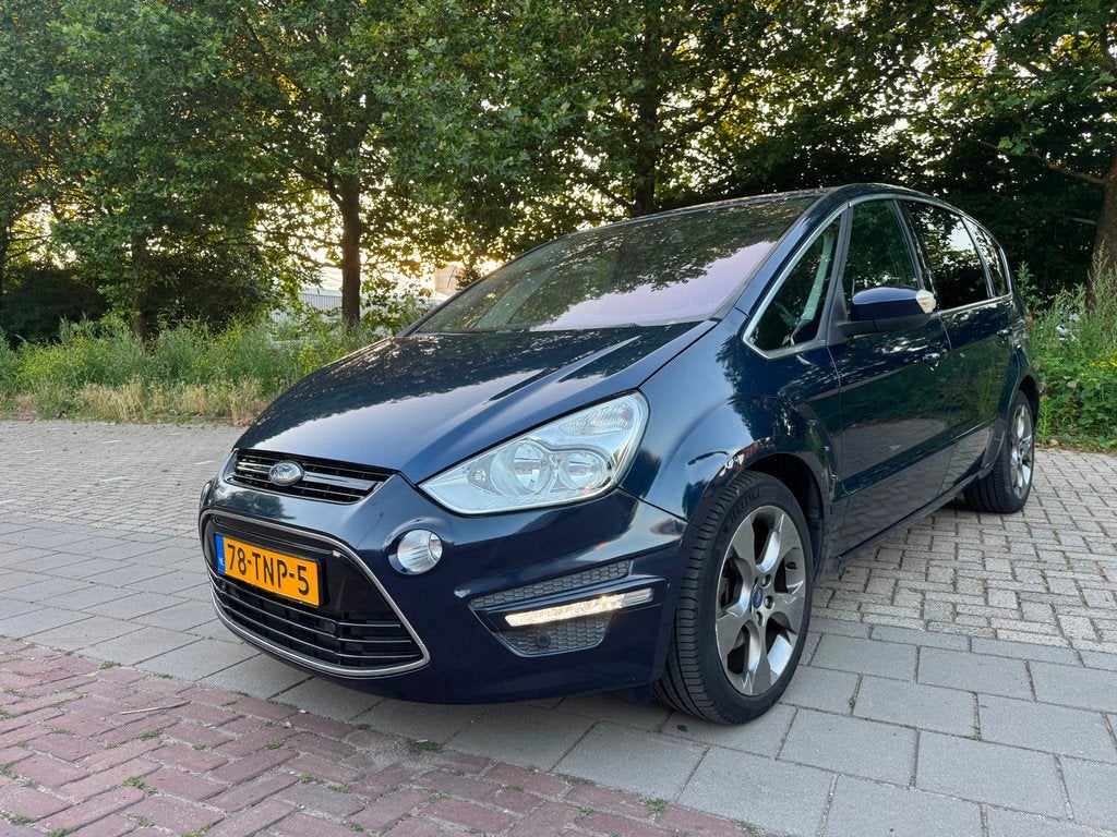 Ford S-Max 1.6 EcoBoost Titanium, Auto's, Ford, Voorwielaandrijving, Gebruikt, 4 cilinders, Blauw