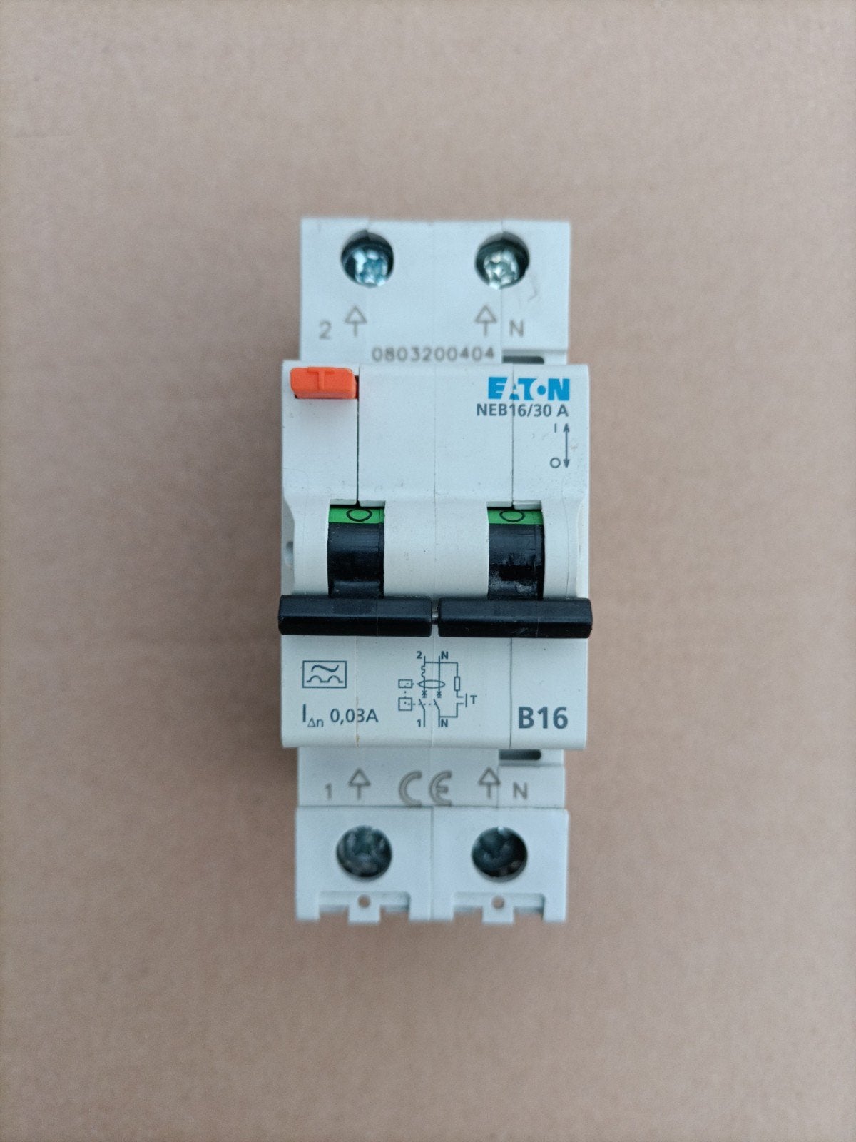 Eaton Aardlekautomaten B16 30mA (Aardlek getest!!), Doe-het-zelf en Verbouw, Elektra en Kabels, Ophalen of Verzenden, Gebruikt
