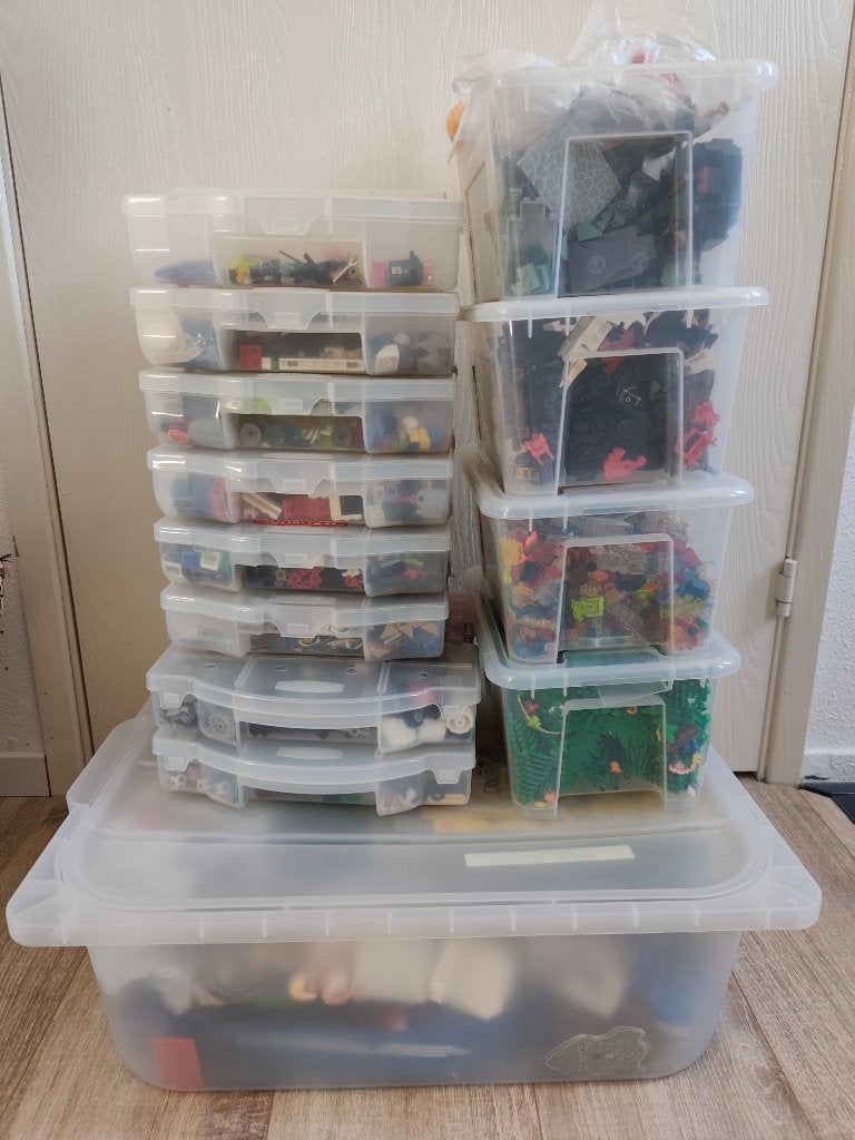 Lego partij voorraad onderdelen 100+ kg, van alles oud tot n, Ophalen, Zo goed als nieuw, Lego