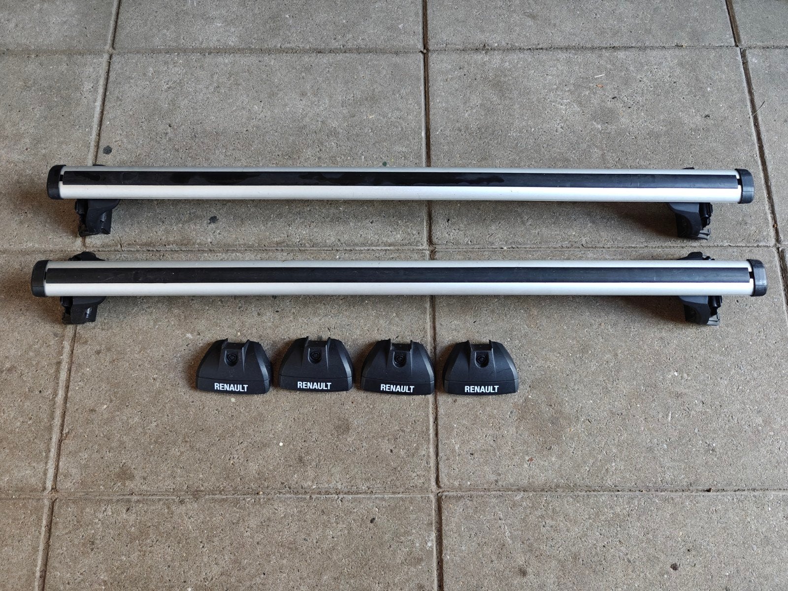 Originele Renault dakdragers, Ophalen, Gebruikt
