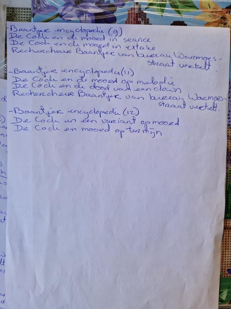 Baantjer!, Ophalen