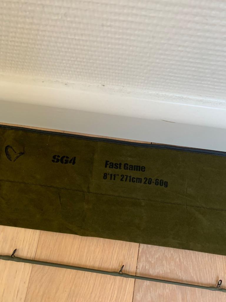 Nieuwe Savage Gear SG4 Fast Game spinhengel, 2.70m 20-60 gr, Watersport en Boten, Savage gear, Nieuw, Ophalen of Verzenden, Savage gear