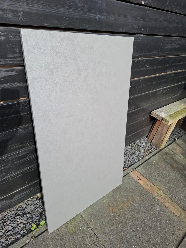 Grijs 'gemarmerd' meubelpaneel 115x70x1,5 cm, Doe-het-zelf en Verbouw, Platen en Panelen, Ophalen, Nieuw, Overige materialen, Minder dan 20 mm