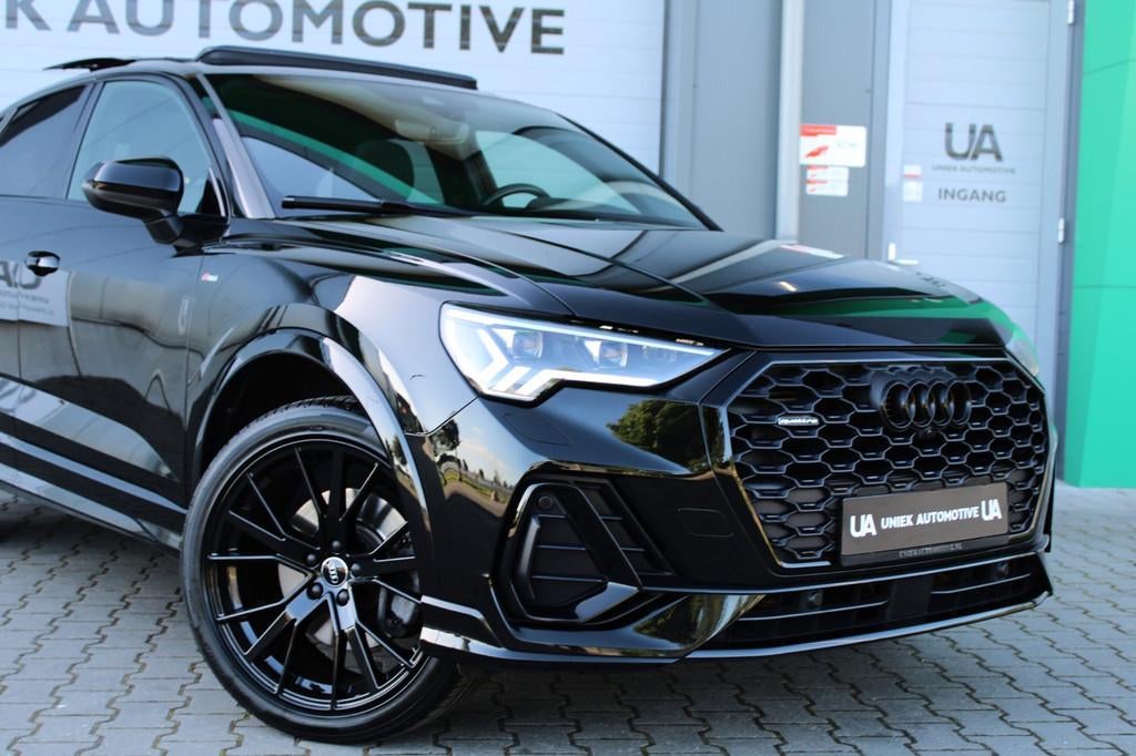 Audi Q3 Sportback 45 TFSI QUATTRO S EDITION | ELEKTR. TREKHA, Auto's, Audi, Zwart, 4 cilinders, 1984 cc, Zwart