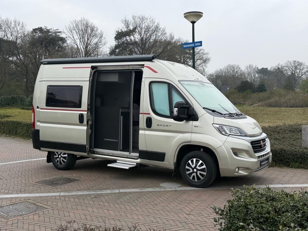 Livingstone Sport K2 5.40m-Perfecte staat-2021-Zeer compleet, Caravans en Kamperen, Campers, Buscamper of Camperbus, Fiat, Diesel