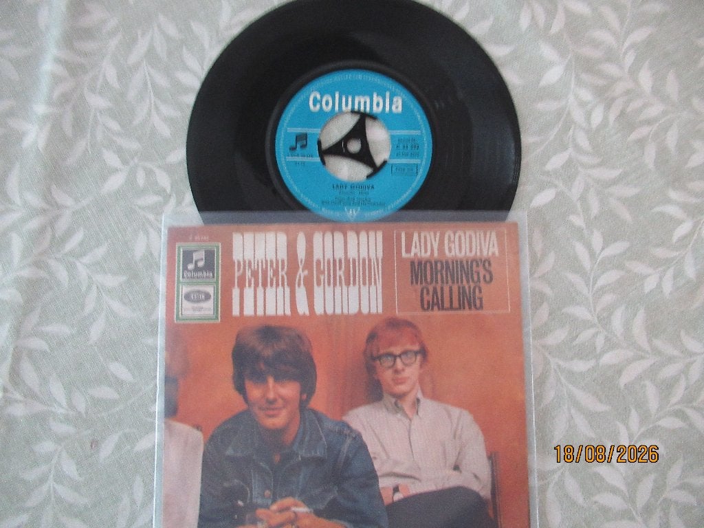 Peter & Gordon   Lady Godiva, Originele persing, 7 inch, Ophalen of Verzenden, Zo goed als nieuw