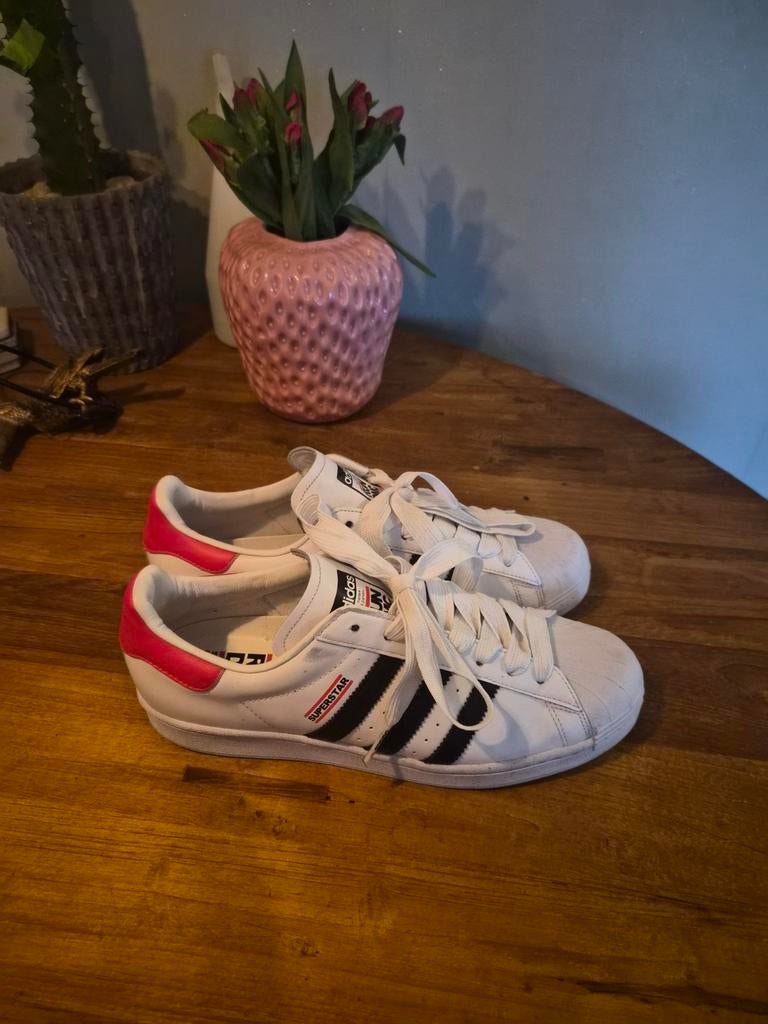 Adidas Superstar 50 Run DMC White - Maat 46, Wit, Ophalen of Verzenden, Adidas, Sneakers of Gympen
