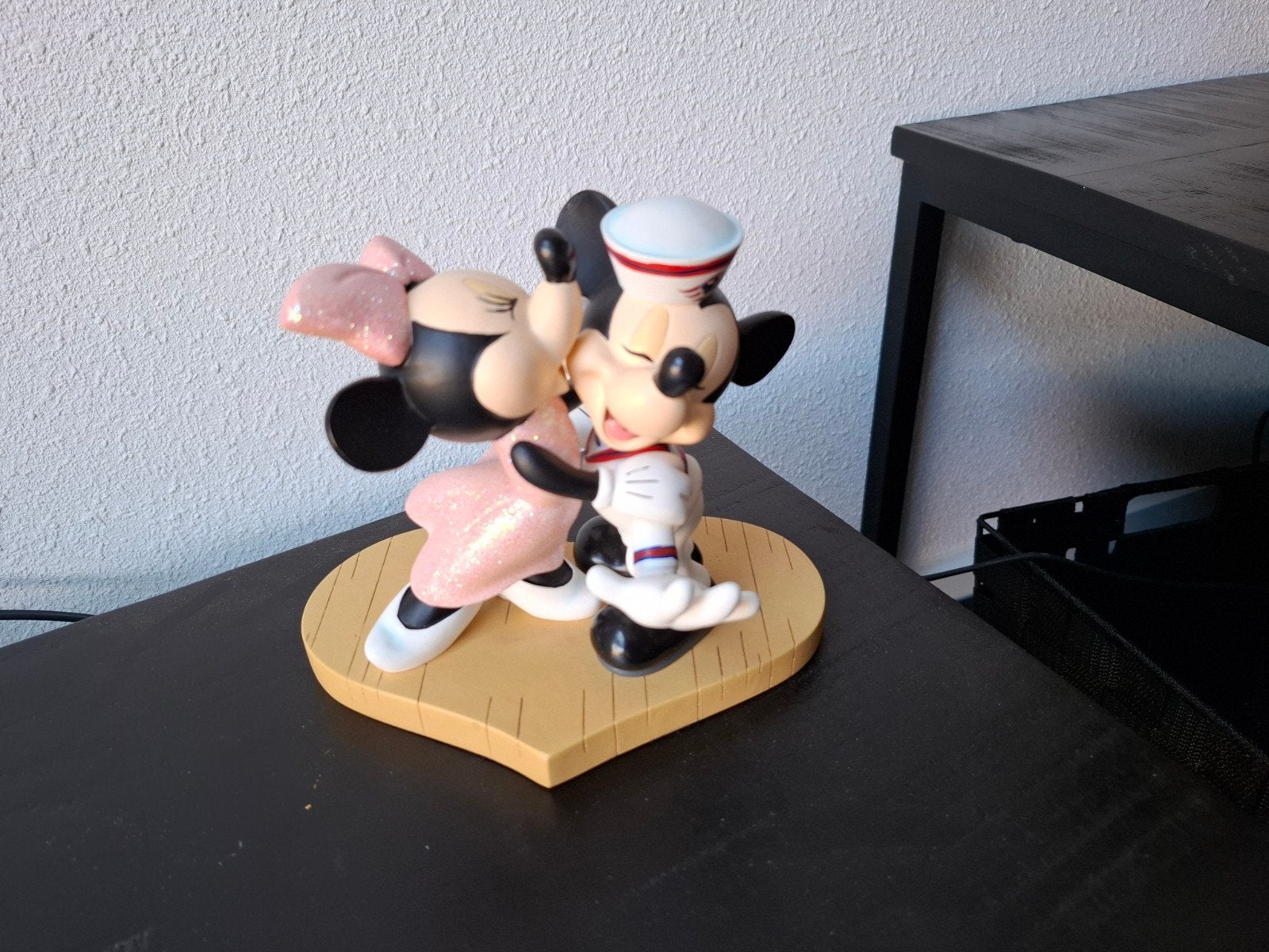 Disney cruiseline beeld mickey en minnie mouse, Ophalen, Mickey Mouse, Zo goed als nieuw, Beeldje of Figuurtje