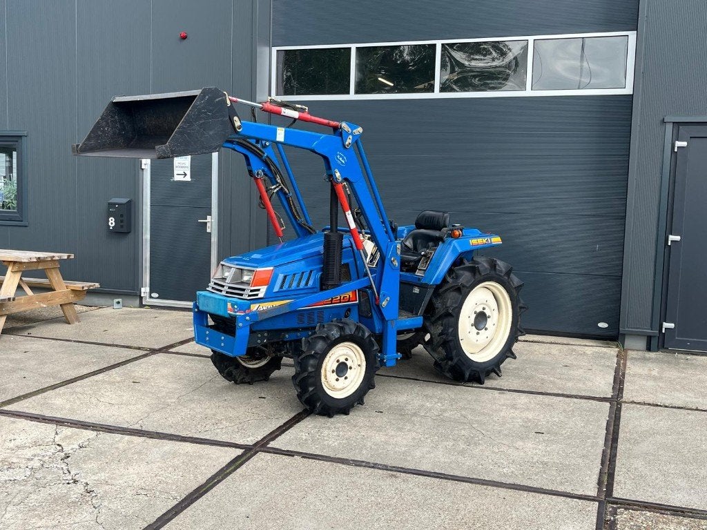 iseki TU220 landhope 4x4 minitractor met voorlader, Gebruikt, Tot 2500, Tot 80 Pk, Ophalen
