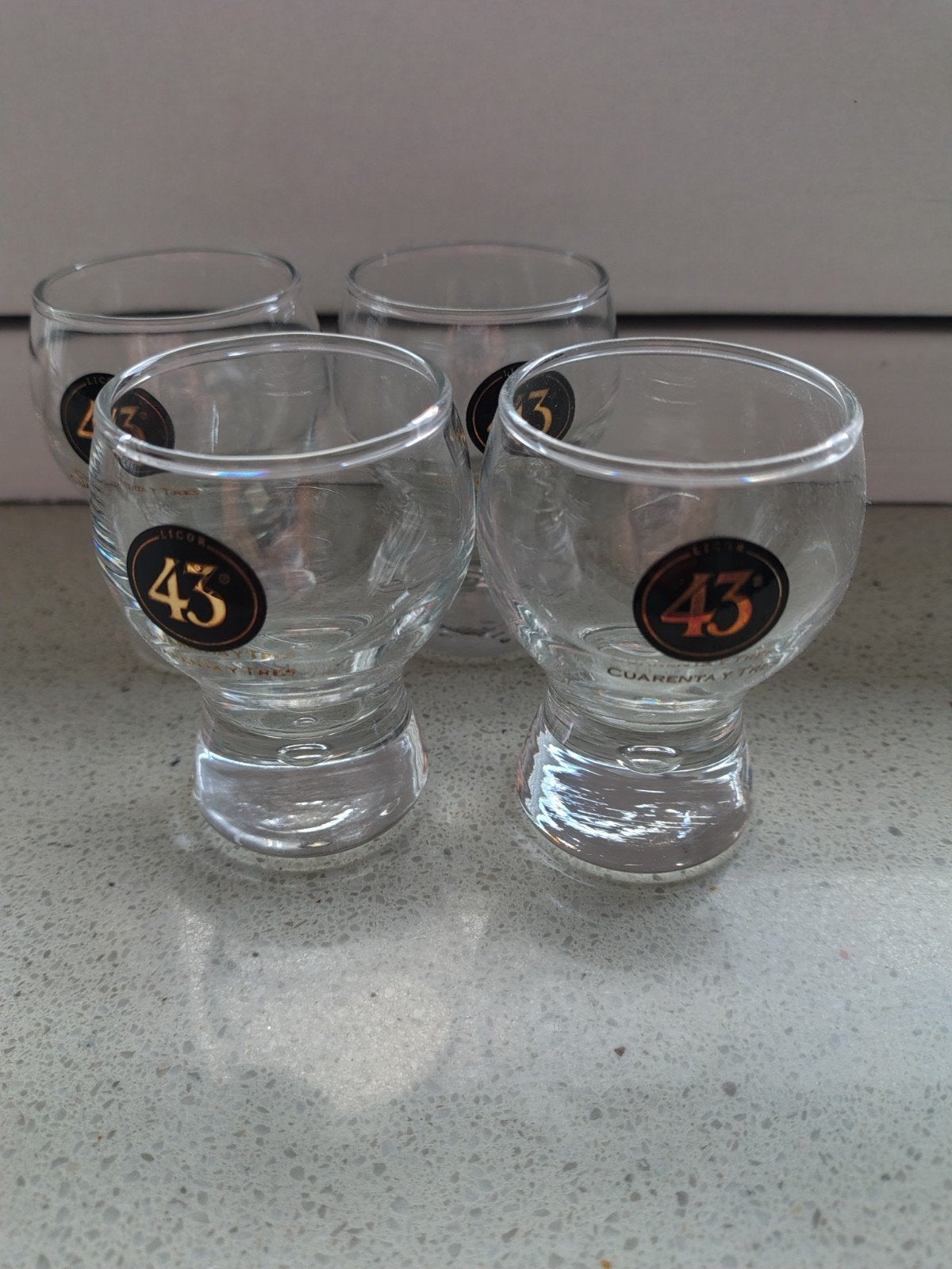 Licor 43 shotglaasjes - set van 4, Huis en Inrichting, Ophalen