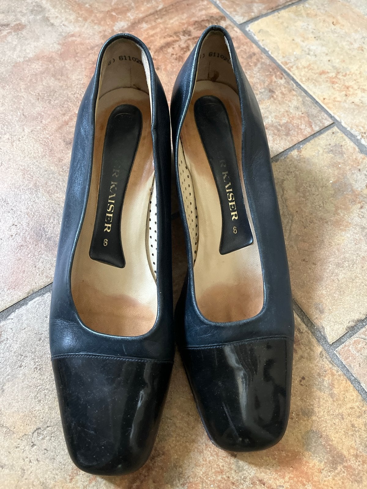 Peter Kaiser pumps zwart leer maat 6 (39), Kleding | Dames, Schoenen, Gedragen, Pumps, Zwart, Ophalen of Verzenden
